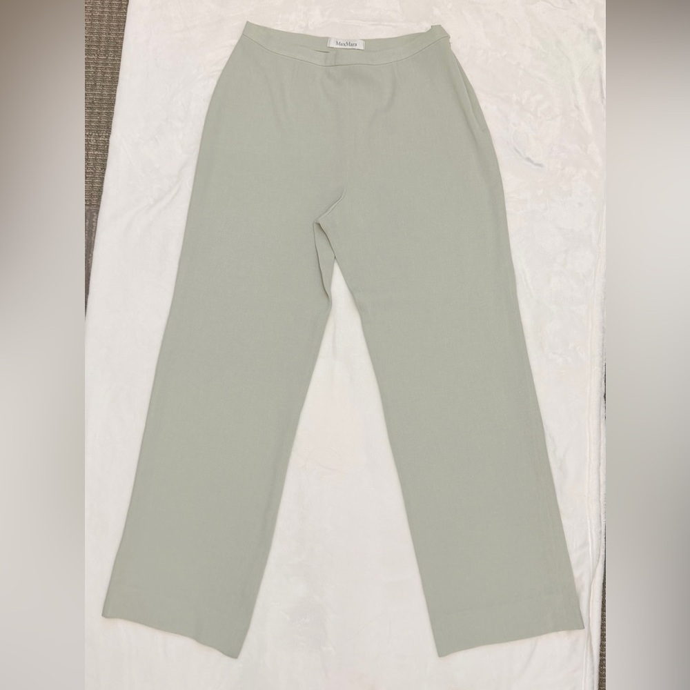 MaxMara Light Sage Pants  - MaxMara - Picture 3 of 5